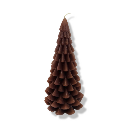 Kerst Kaars - Kerstboom L - Cognac