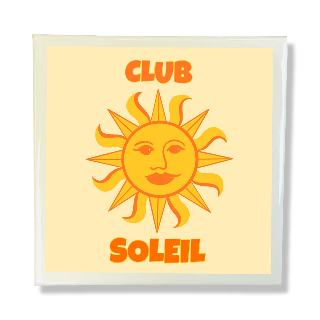 Tegeltje - Club Solleil
