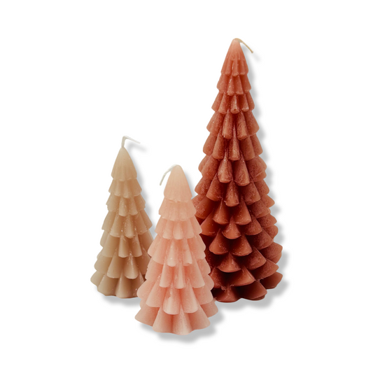 Kerstboom Kaarsen Set - 'Pink' (t.w.v. €18,85)