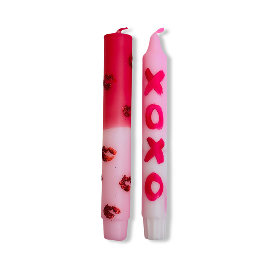 Kaarsen Set - 'Kiss'