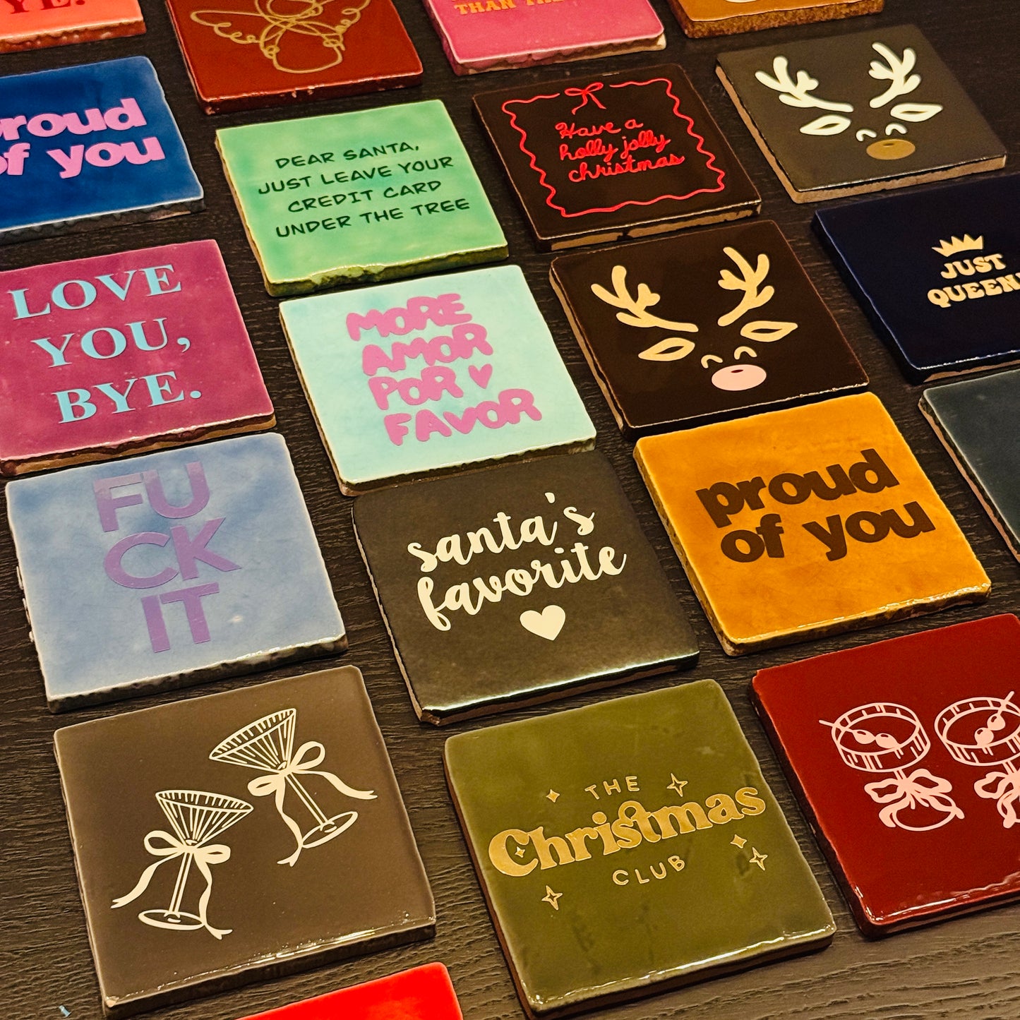 Tegeltje - Donker Grijs (Kies Zelf de Opdruk)