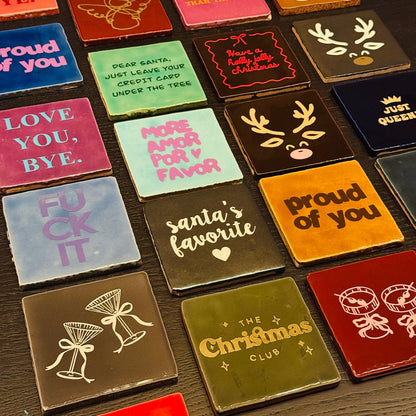 Tegeltje - Donker Grijs (Kies Zelf de Opdruk)