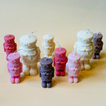 Kerst Kaars - Nutcracker S - Bruin