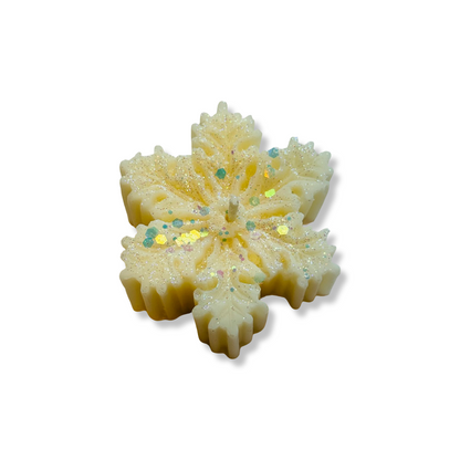 Kerst Kaars - Glitter Sneeuwvlok