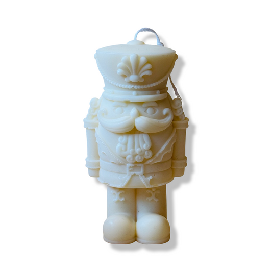 Kerst Kaars - Nutcracker L - Wit