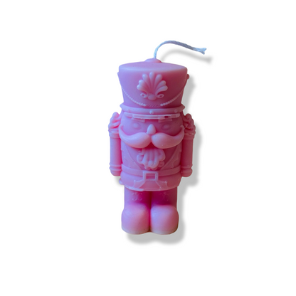 Kerst Kaars - Nutcracker S - Roze