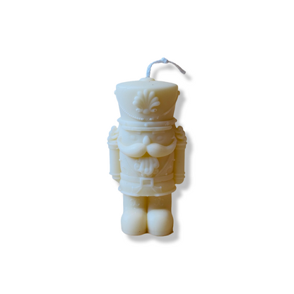 Kerst Kaars - Nutcracker S - Wit