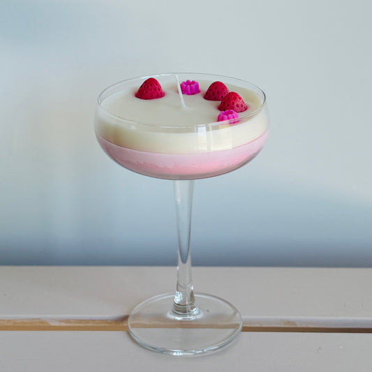 Cocktail Kaars - Pink Lady