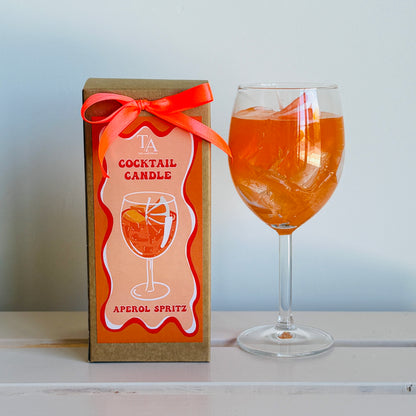 Cocktail Kaars - Aperol Spritz