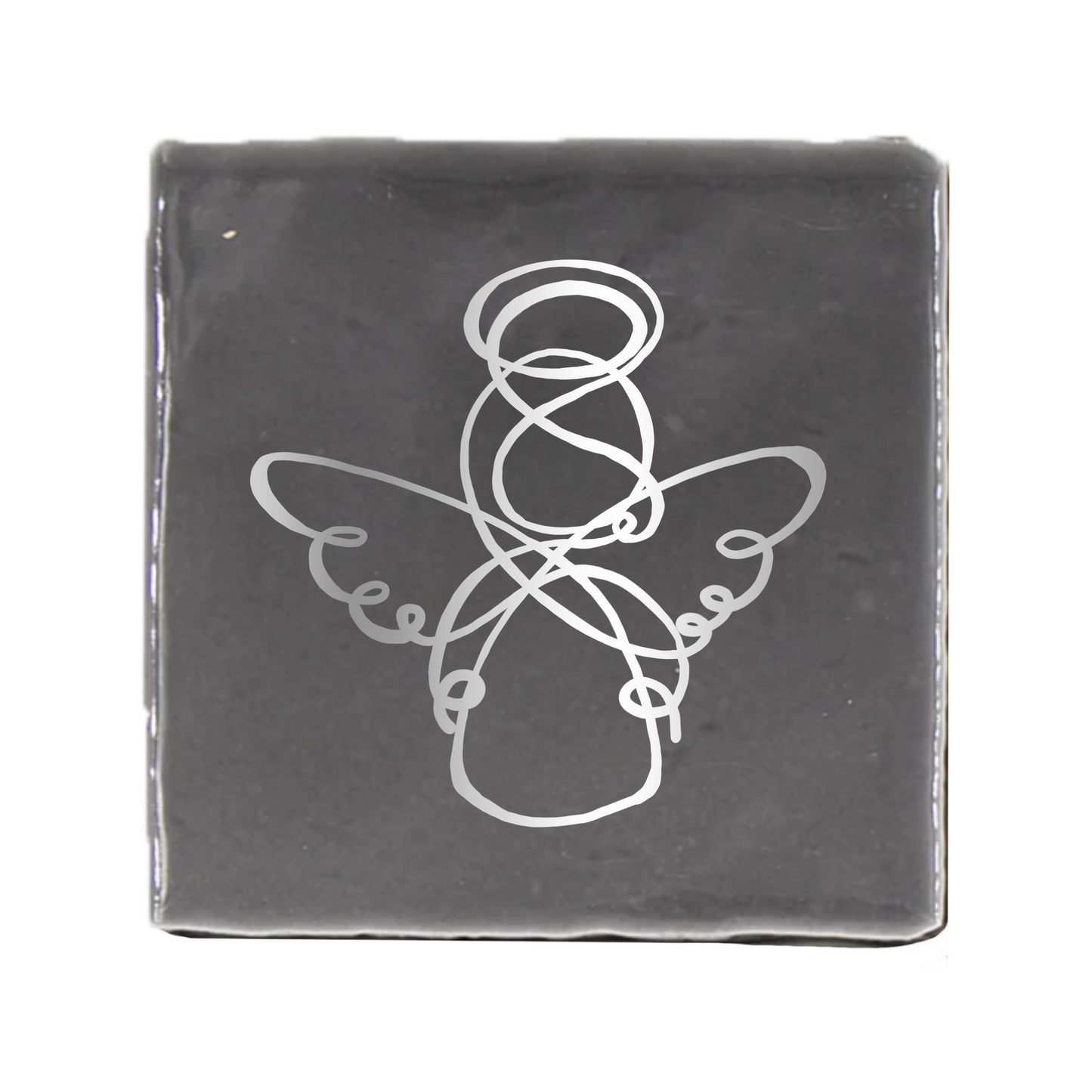 Tegeltje - Donker Grijs (Kies Zelf de Opdruk)