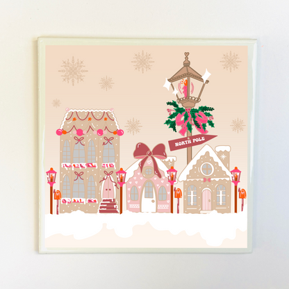 Tegeltje - Xmas Village