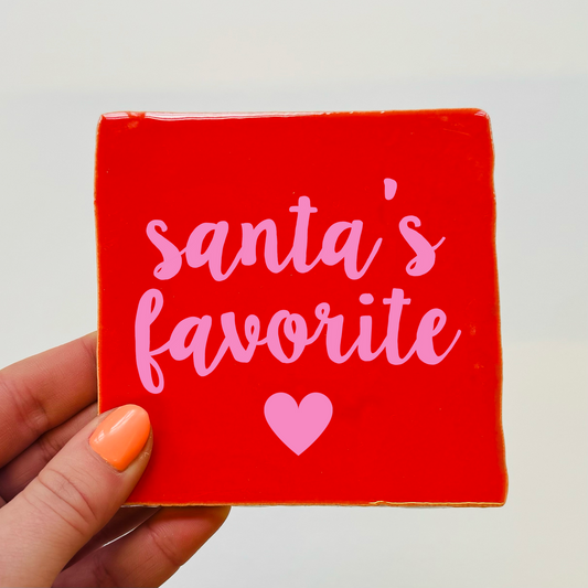 Tegeltje - Rood (Kies Zelf de Opdruk)